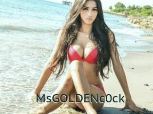 MsGOLDENc0ck